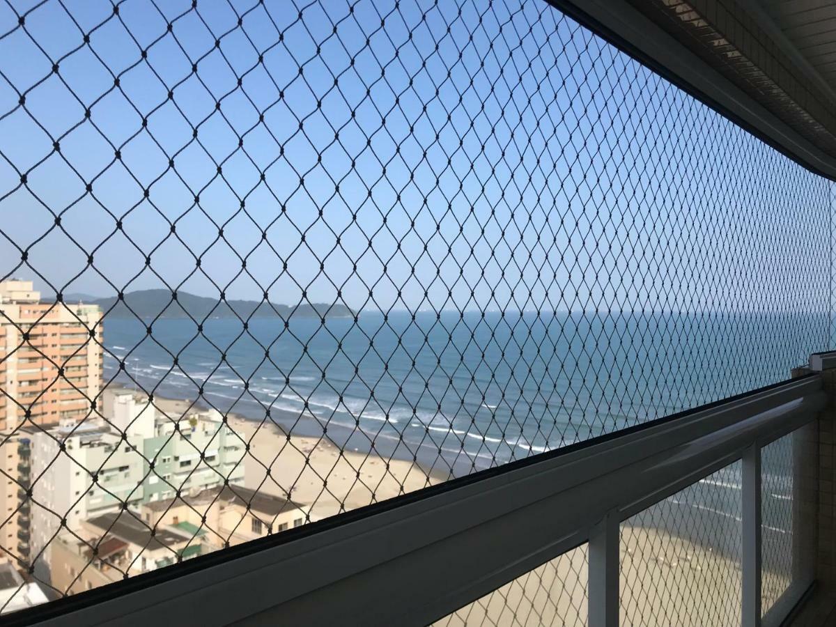 Apto Com Vista Para O Mar, 2 Vagas De Garagem E Churrasqueira Na Varanda Praia Grande  Exterior foto